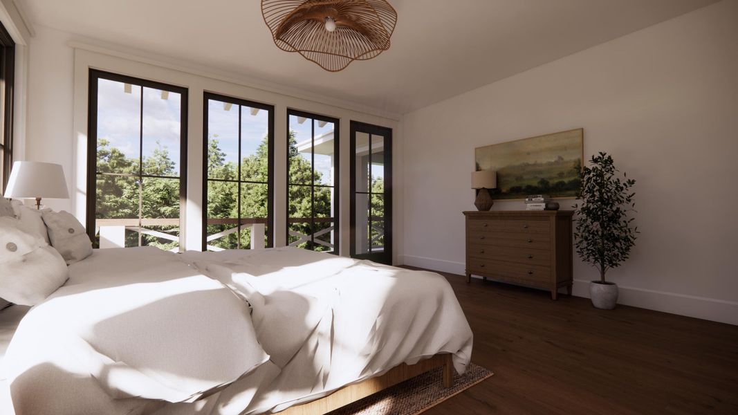 Furnished interior view inside a new home in , Isle Of Palms (Image 13).
