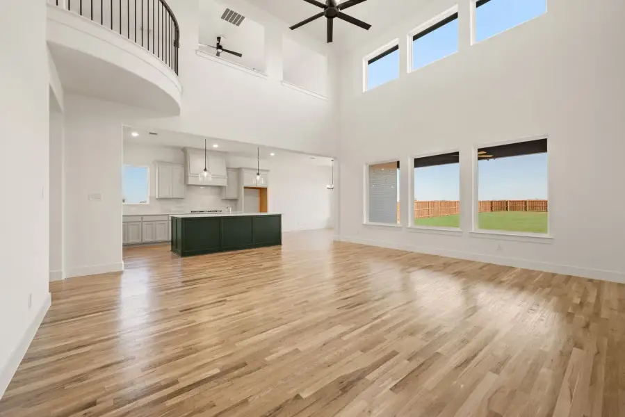 Spacious, unfurnished interior of a new home in Settlers Glen, New Fairview (Image 23).