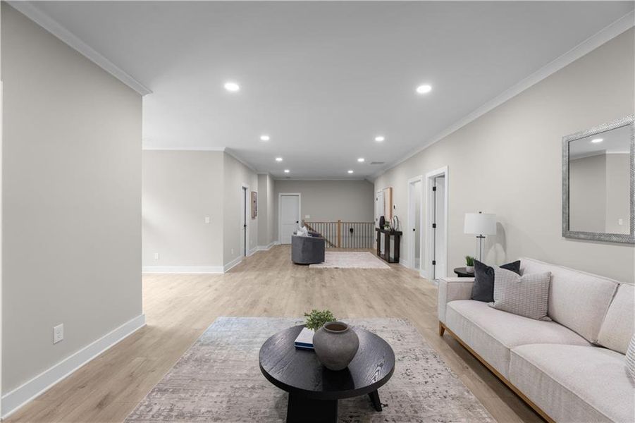Furnished interior view inside a new home in , Lilburn (Image 40).