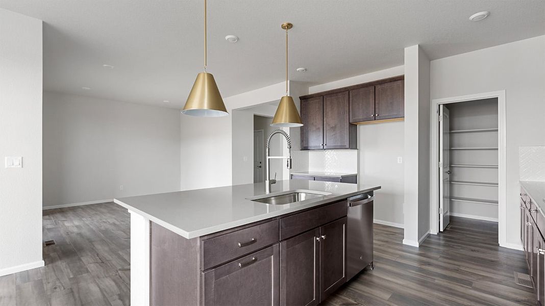 Furnished interior view inside a new home in The Legacy Collection at Talon Pointe, Thornton (Image 3).