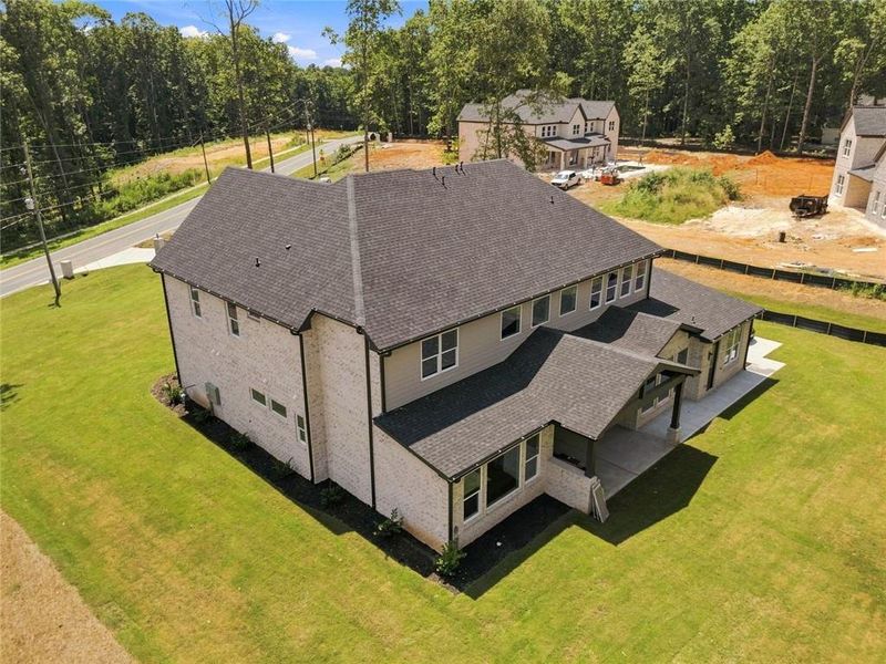 Exterior details and patio area of a home in , Loganville (Image 33).