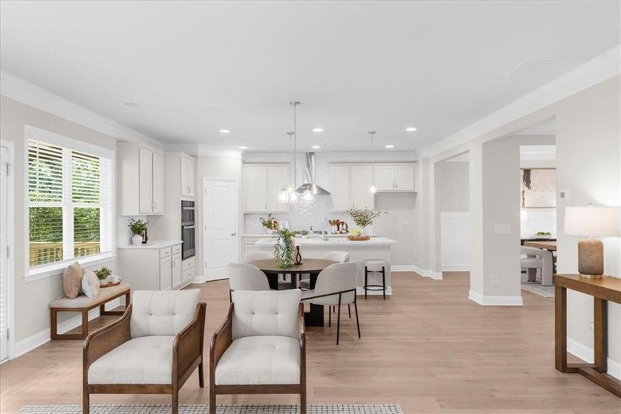 Furnished interior view inside a new home in River Rock, Ball Ground (Image 35).