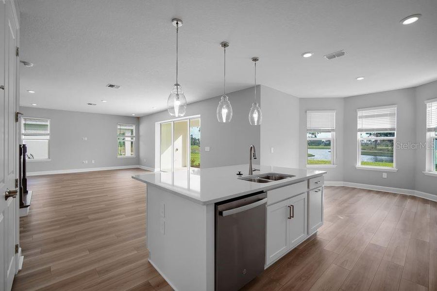 Furnished interior view inside a new home in Timber Ridge, Plant City (Image 11).