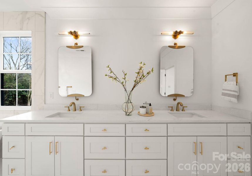 Furnished interior view inside a new home in , Charlotte (Image 35).