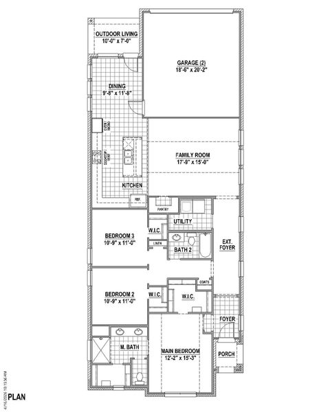 Plan 1452 E 1st Floor Plan 1452 E 1st Floor