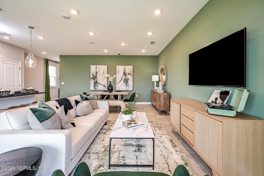 Furnished interior view inside a new home in , St. Augustine (Image 11).