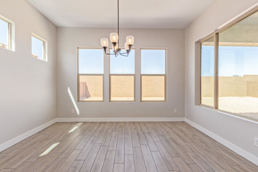 Representative unfurnished interior of a home built from the Palomino by Taylor Morrison in Paradisi Venture II Collection, Surprise (Image 16).