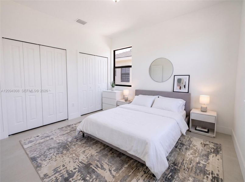 Furnished interior view inside a new home in , Miami (Image 3).