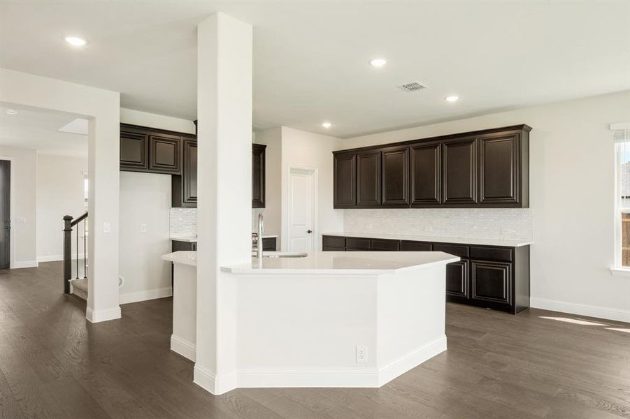 Furnished interior view inside a new home in Homestead at Daniel Farms Phase 2, DeSoto (Image 5). Furnished interior view inside a new home in Homestead at Daniel Farms Phase 2, DeSoto (Image 5).