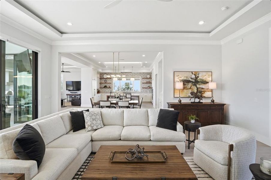 Furnished interior view inside a new home in , Parrish (Image 6).