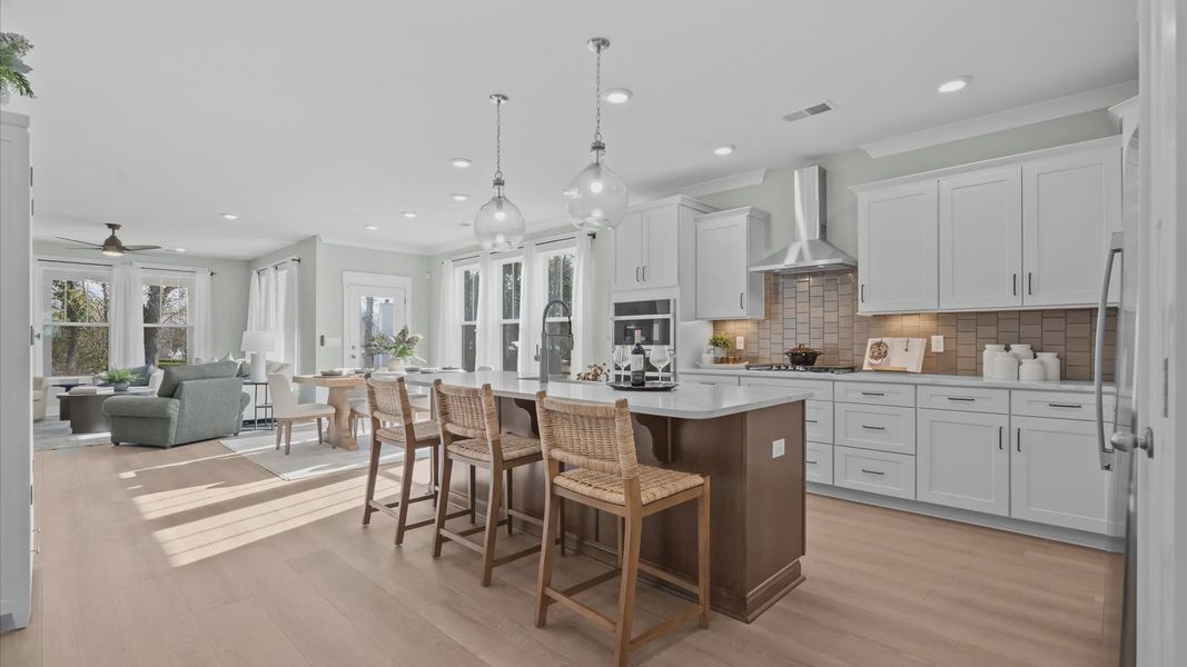Furnished interior view inside a new home in Creeks at Midway, Anderson (Image 3).