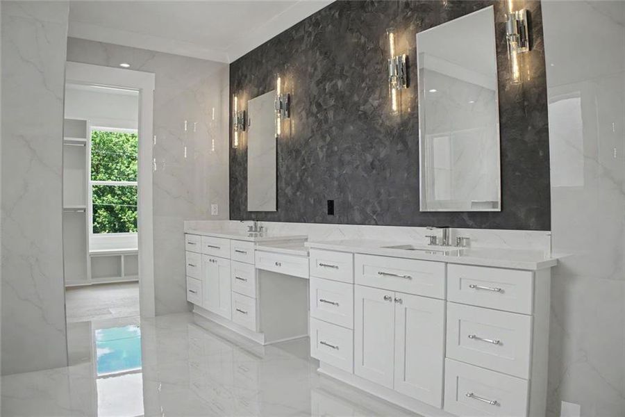 Furnished interior view inside a new home in , Monroe (Image 13).