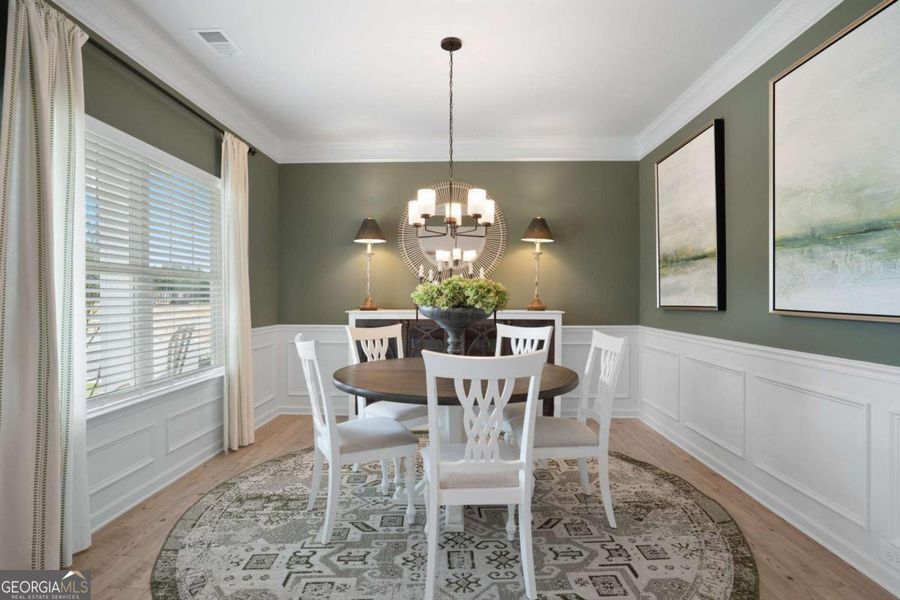Furnished interior view inside a new home in Maddox Station, Eatonton (Image 3).