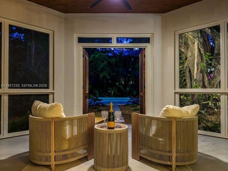 Exterior details and patio area of a home in , Miami (Image 32).