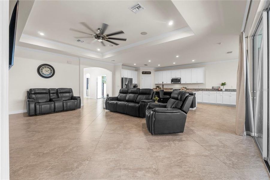 Furnished interior view inside a new home in , Punta Gorda (Image 16).