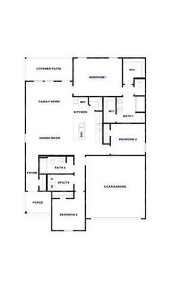 2D floor plan layout of this home in Grand Pines, Magnolia, TX (Image 2). 2D floor plan layout of this home in Grand Pines, Magnolia, TX (Image 2).