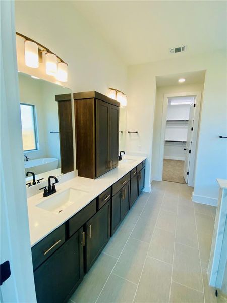 Dual vanities in Primary Bath