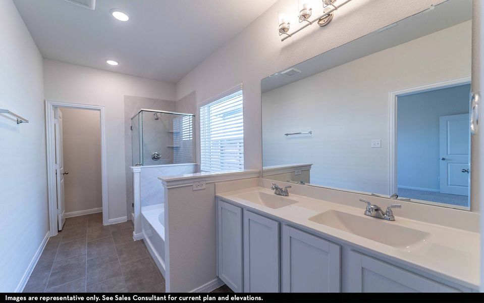 Representative furnished interior of a home built from the Esparza by CastleRock Communities in Solterra, Mesquite (Image 6).