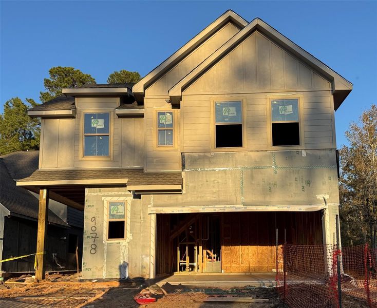 In-progress construction of a new home in Two Step Farm, Montgomery, TX (Image 13). In-progress construction of a new home in Two Step Farm, Montgomery, TX (Image 13).