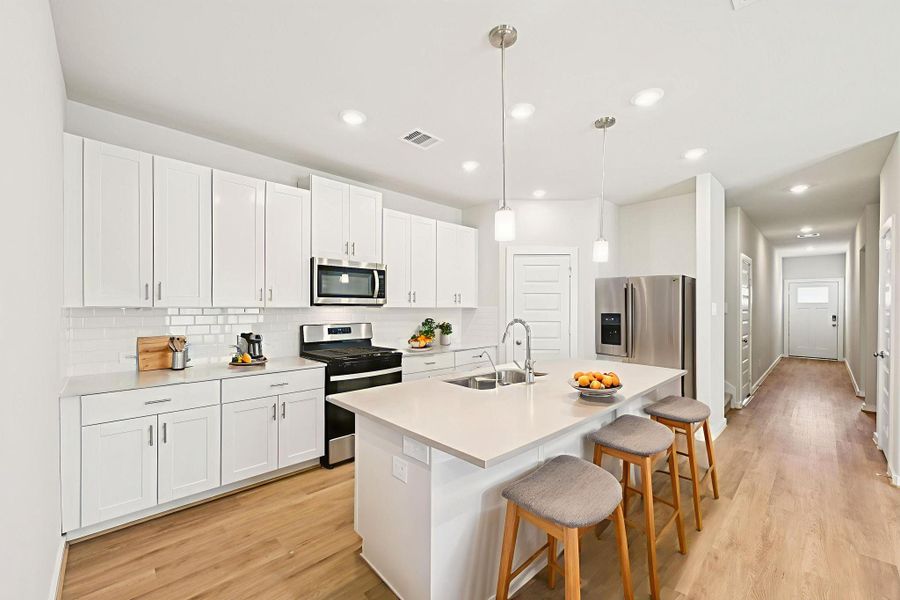 Photo is not of the actual home, but is an inspirational photo of builder’s model home and may depict options, furnishings, and/or decorator features that are not included.