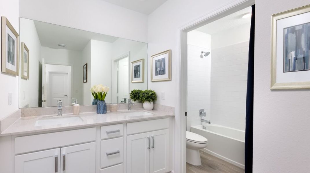 Tub with tile surround