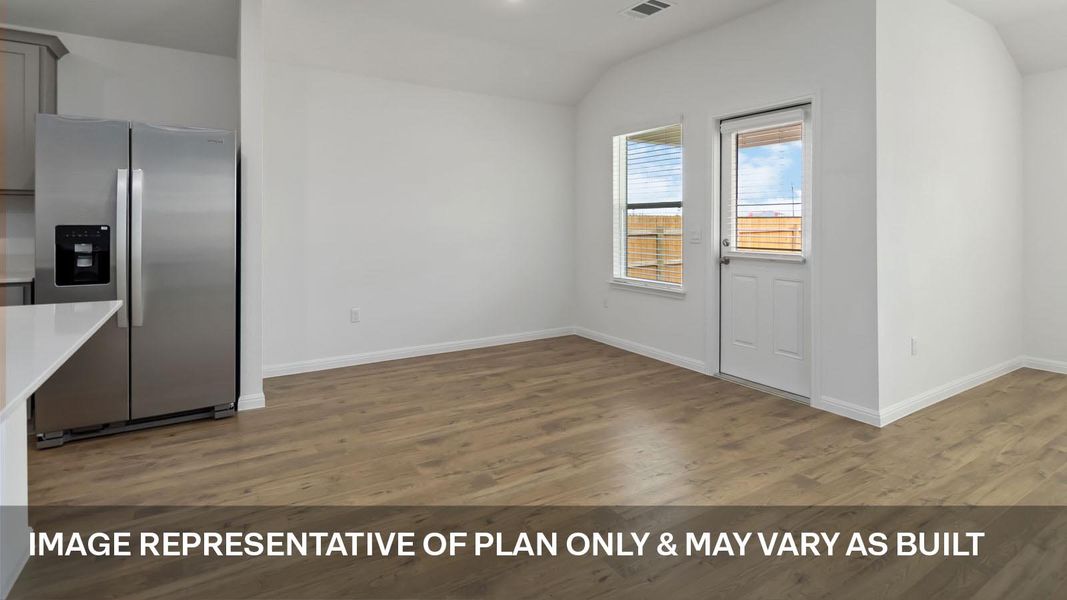 Representative unfurnished interior of a home built from the The Irvine by D.R. Horton in Monarch Ranch, Manor (Image 14).