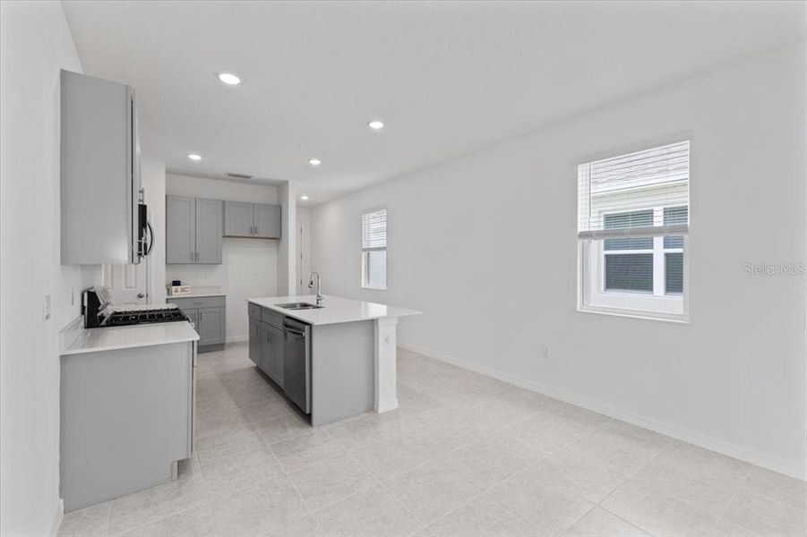 Furnished interior view inside a new home in Highfield at Twisted Oaks, Wildwood (Image 6).