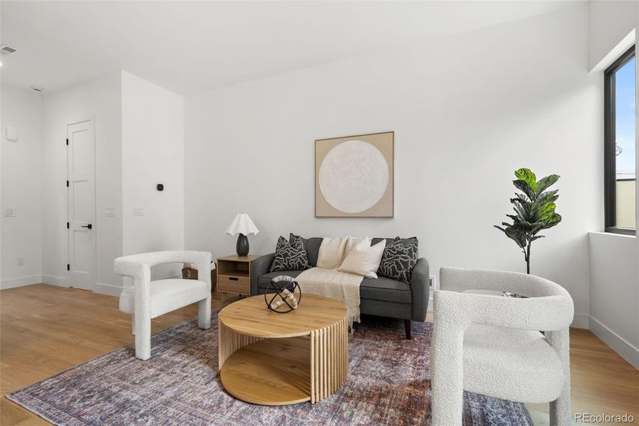 Furnished interior view inside a new home in , Denver (Image 16).