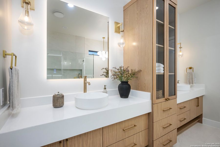 Furnished interior view inside a new home in , San Antonio (Image 43).