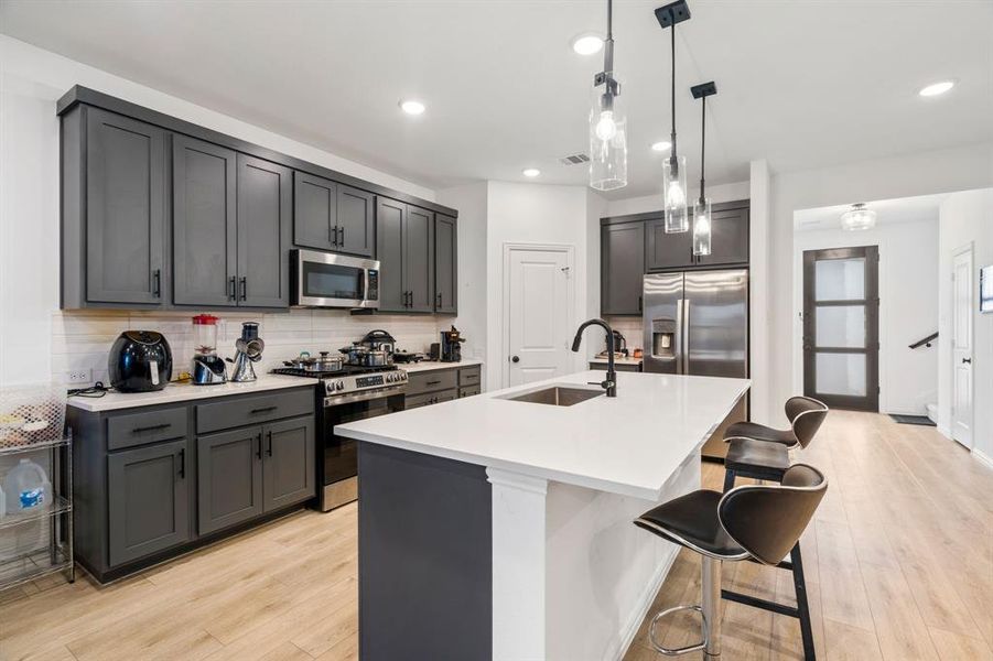 Furnished interior view inside a new home in Gateway Parks, Forney (Image 8).