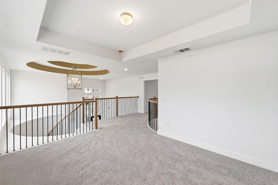 Spacious, unfurnished interior of a new home in The Colony, Bastrop (Image 43).