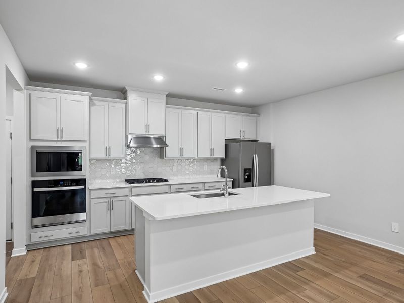 Furnished interior view inside a new home in Marshburn Landing - Bungalow Series, Wendell (Image 4).