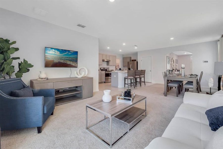 Furnished interior view inside a new home in , Lakeland (Image 10).