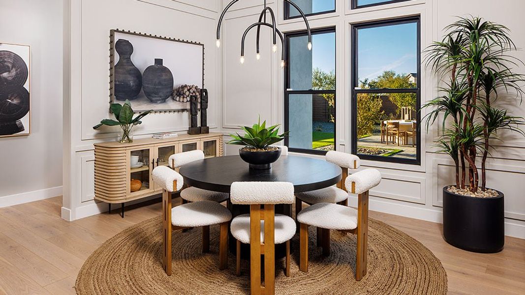 Representative furnished interior of a home built from the Hawthorne by Taylor Morrison in Verdin Capstone Collection, Phoenix (Image 8).