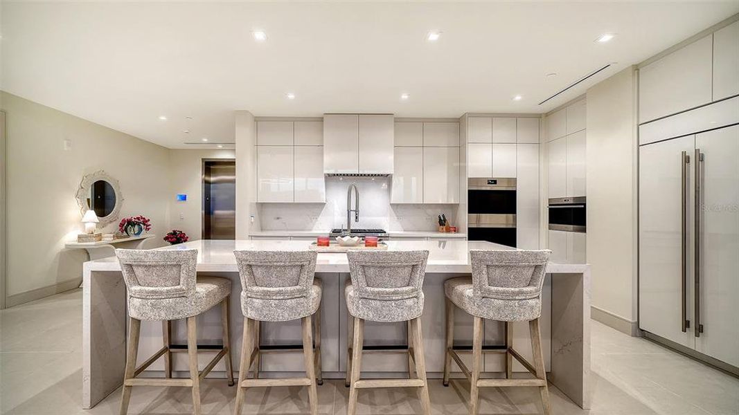Furnished interior view inside a new home in , Longboat Key (Image 15).