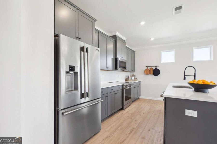 Furnished interior view inside a new home in Trellis Park, Hampton (Image 10). Furnished interior view inside a new home in Trellis Park, Hampton (Image 10).
