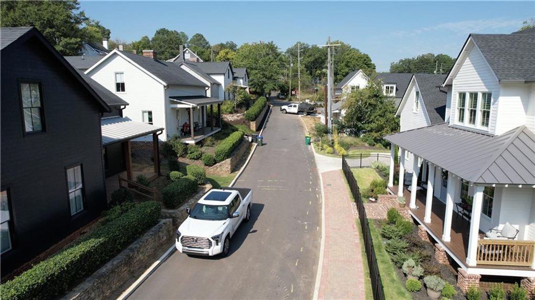 Front exterior of a new home in , Roswell, GA, highlighting curb appeal (Image 6).