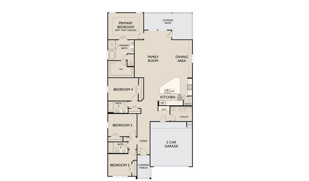 2D floor plan layout for the Dawson by Ashton Woods in Ashland, Angleton, TX (Image 3). 2D floor plan layout for the Dawson by Ashton Woods in Ashland, Angleton, TX (Image 3).