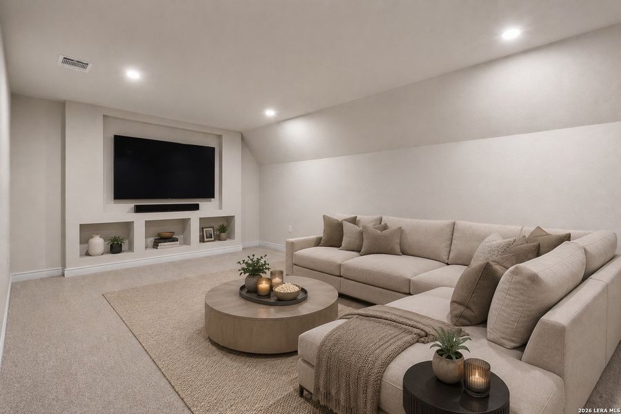 Furnished interior view inside a new home in , Atascosa (Image 16).
