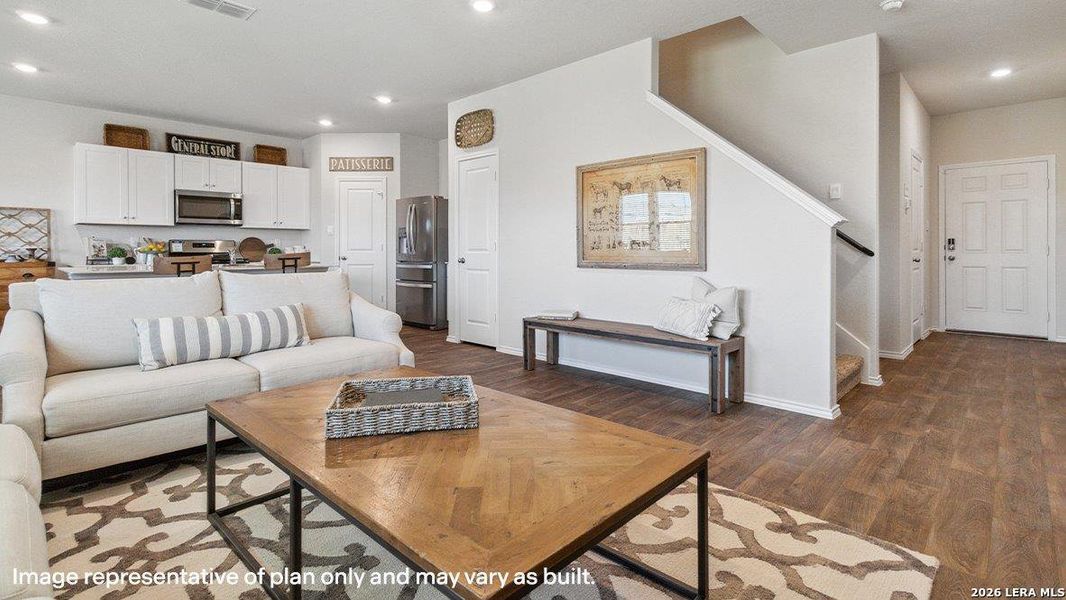 Furnished interior view inside a new home in Veranda, San Antonio (Image 21).