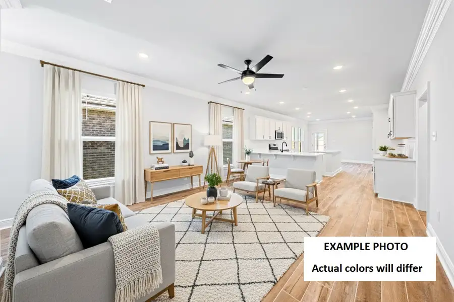 Furnished interior view inside a new home in Natureview, Freeport (Image 4).