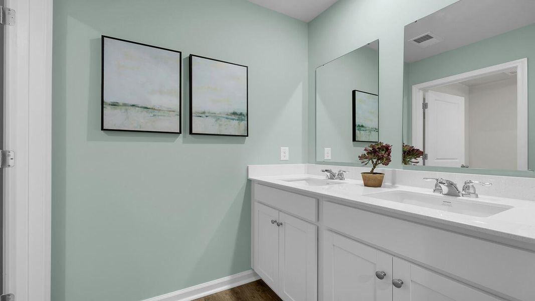 Furnished interior view inside a new home in The Cove at Mallard Crossing, Summerville (Image 30). Furnished interior view inside a new home in The Cove at Mallard Crossing, Summerville (Image 30).