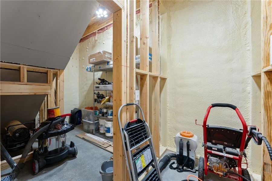 In-progress construction of a new home in , Cleveland, GA (Image 73).