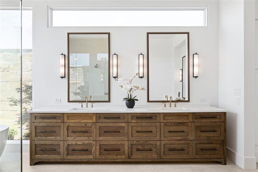 Furnished interior view inside a new home in Avadene at Las Colinas, Irving (Image 11).