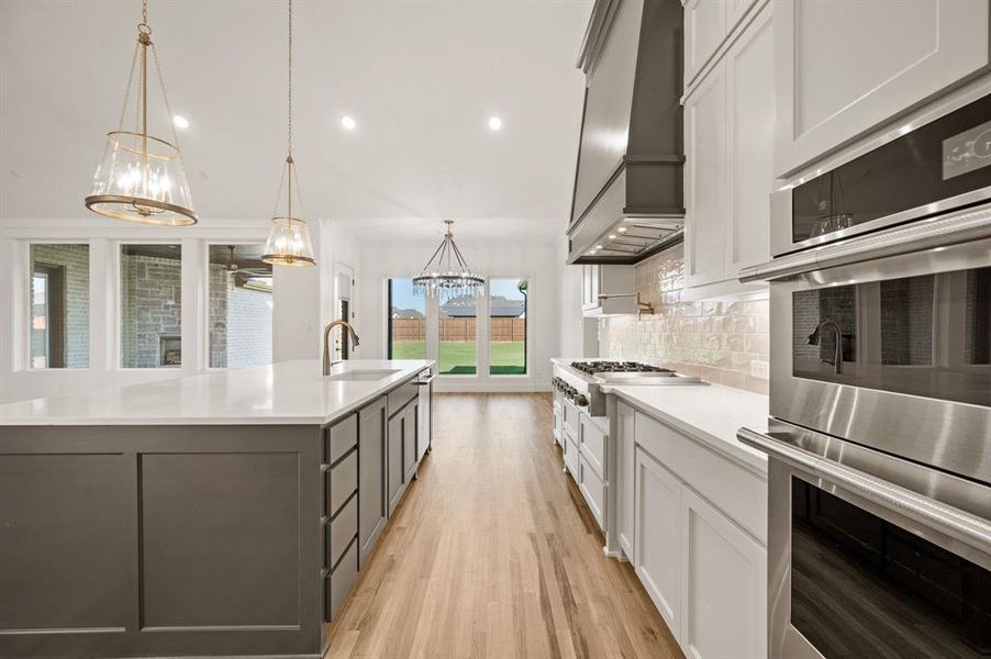 Furnished interior view inside a new home in NorthGlen, Haslet (Image 10).