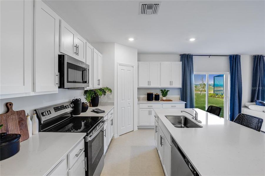 Furnished interior view inside a new home in Rye Ranch, Parrish (Image 8).