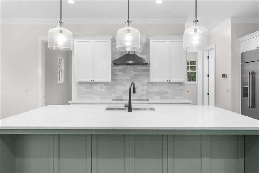 Furnished interior view inside a new home in , Cornelia (Image 13).