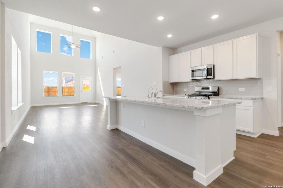 Furnished interior view inside a new home in Willow Point, San Antonio (Image 7).