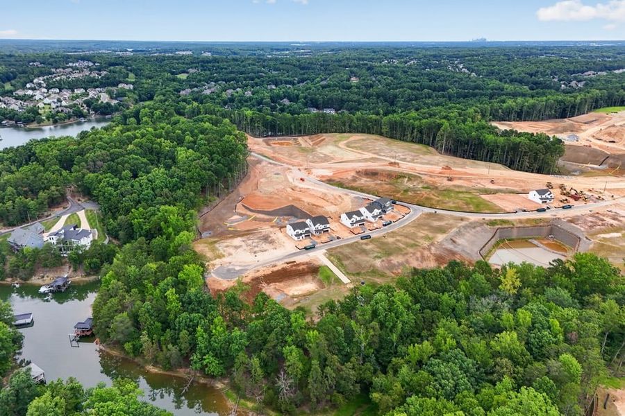 Site preparation for new homesites in The Coves on Lake Wylie, Charlotte (Image 24). Site preparation for new homesites in The Coves on Lake Wylie, Charlotte (Image 24).