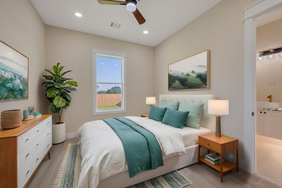 Furnished interior view inside a new home in , College Station (Image 15).